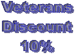 Veterans
Discount
10%