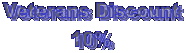 Veterans Discount
10%