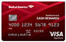 The BankAmericard Cash Rewards credit card
