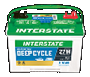 Marine deep cycle battery
